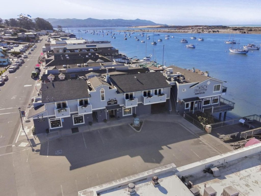 Aerial view of Anderson Inn Morro Bay
