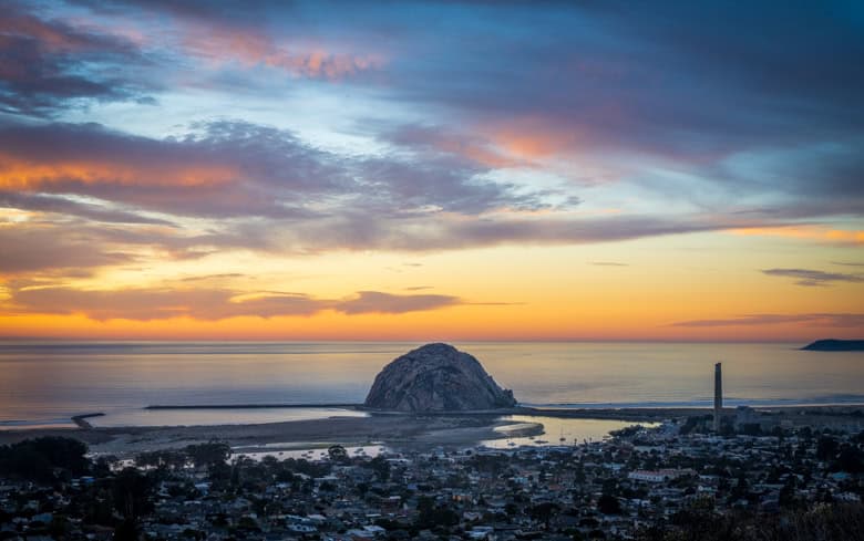 View of Morro Bay from Black Hill trail