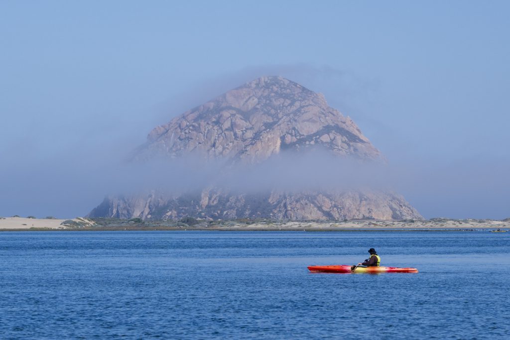 Kayakers Across From Morro Rock