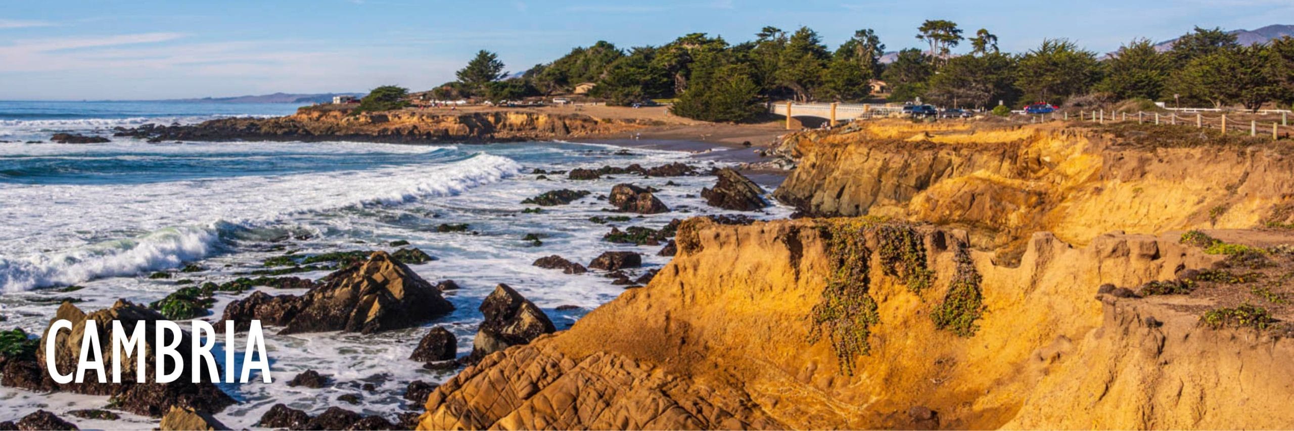 view of pacific coast for cambria travel guide 