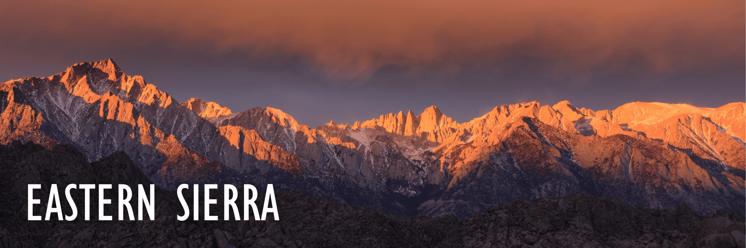View of Mount Whitney during sunrise