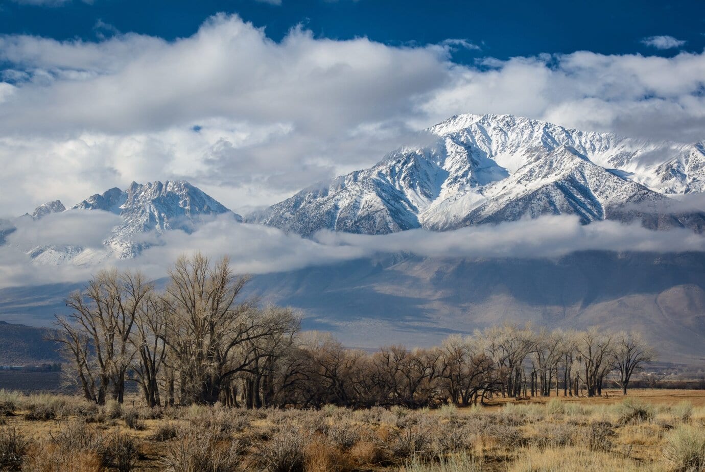 Sierra Mountain Peaks along Highway 395